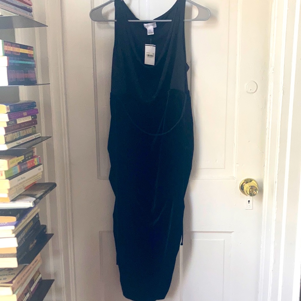 Fancy maternity dress.